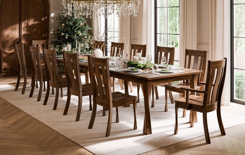 Large solid wood - solid, dining