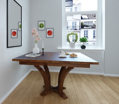 Transitional square dining - square,