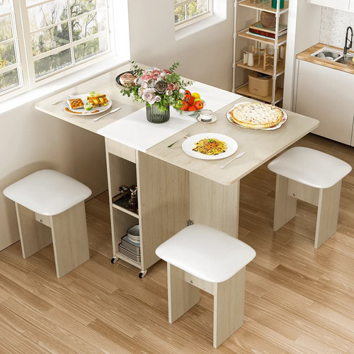 Folding dining table - dining, set
